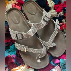 Madden Girl Rhinestone Sandals